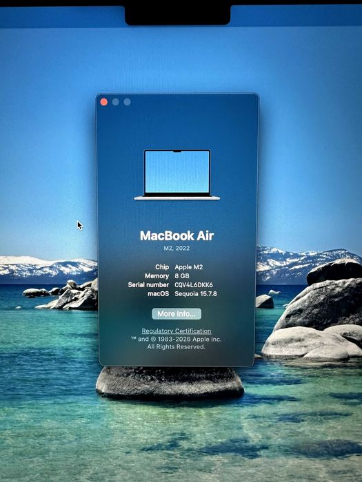 Macbook Air M2 8/256