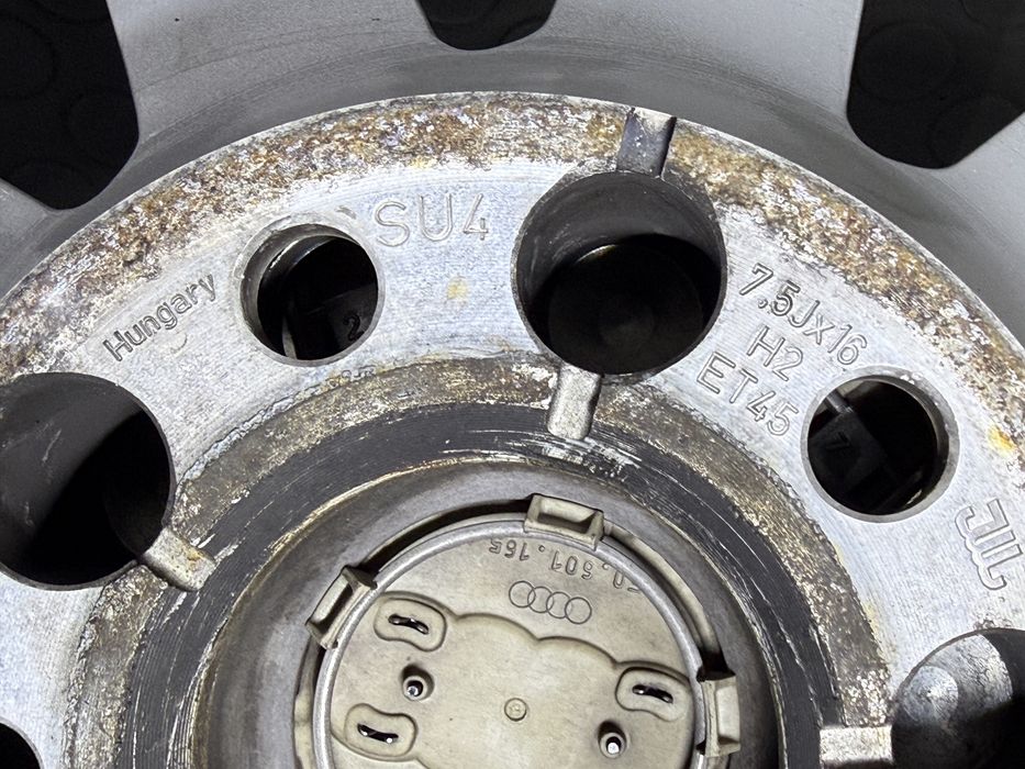 4бр. КАТО НОВИ 16” Ориг. Джанти 5х112 -AUDI/VW/SKODA/VAG- 7.5Jx16,ET45
