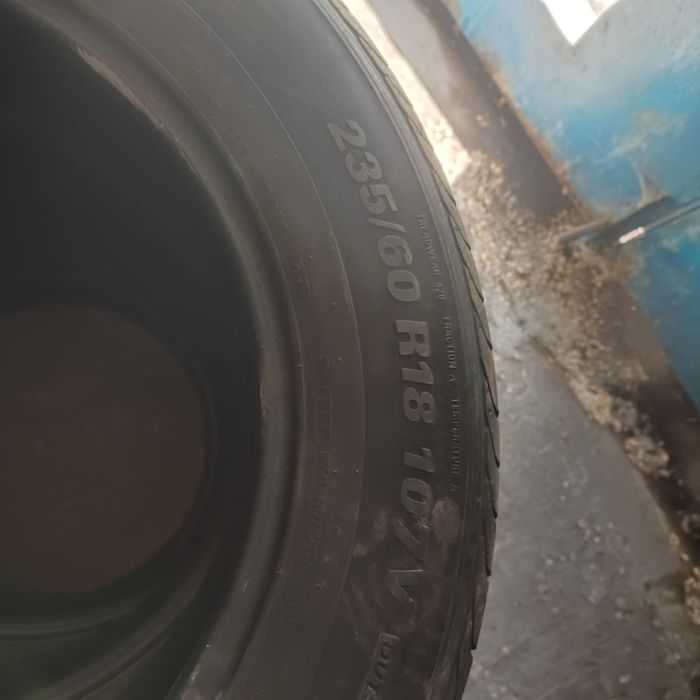 Продам четыре летних колёса Continental 255/55/19