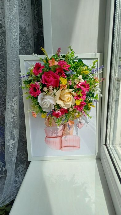 Букет из Мыльных Роз
