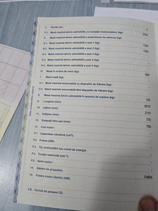 Auto platforma Besttrailers 2700kg,incarcare 2000kg