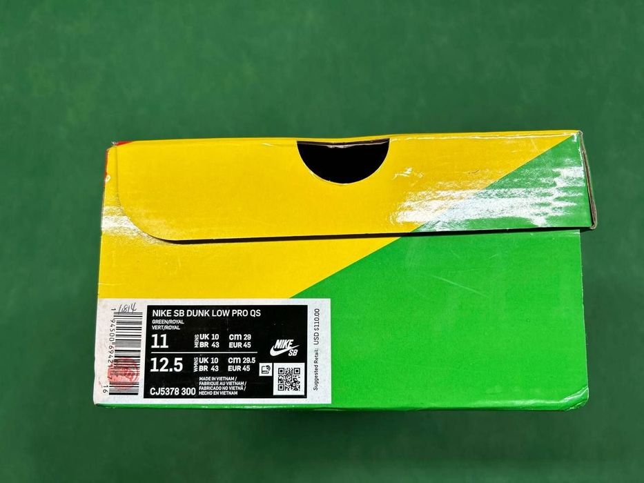 Grateful Dead x Dunk Low SB Bear Green