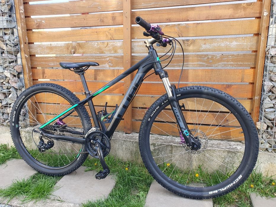 Cube Aim Pro, roti pe 27.5, aluminiu, marime XS - S (14"), 8 × 3 viteze