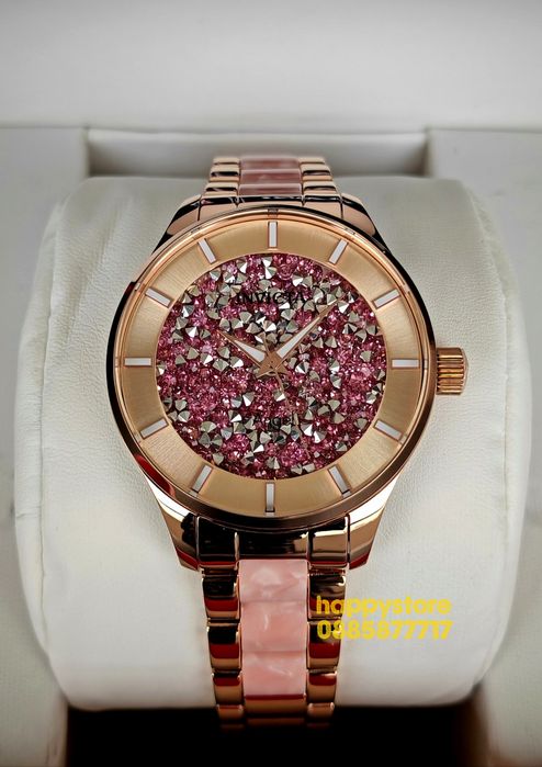 INVICTA Diamond Pink 40 mm, Инвикта нов ръчен дамски часовник