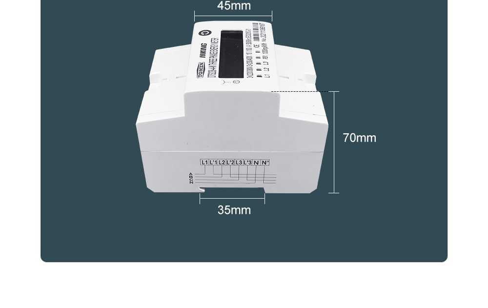 Contoar trifazic/ energy meter 3x230V