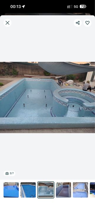 Бассейн  с нуля  фонтаны, хамам