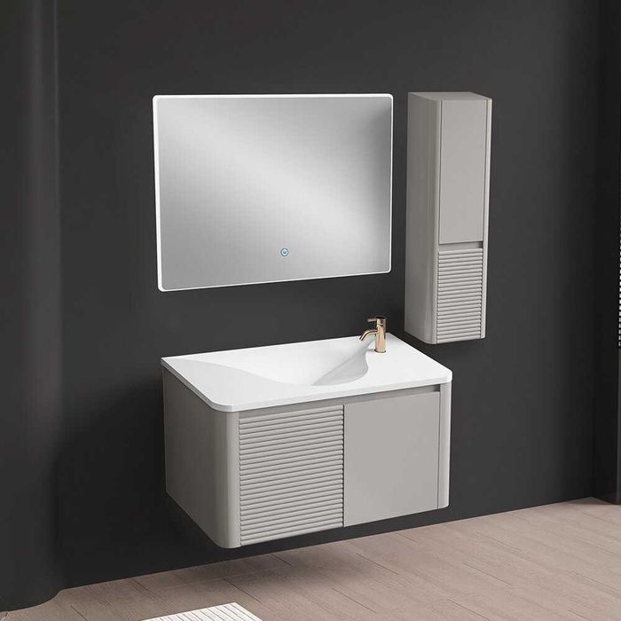 Колона за баня AURA LATTE – нежен бежов цвят