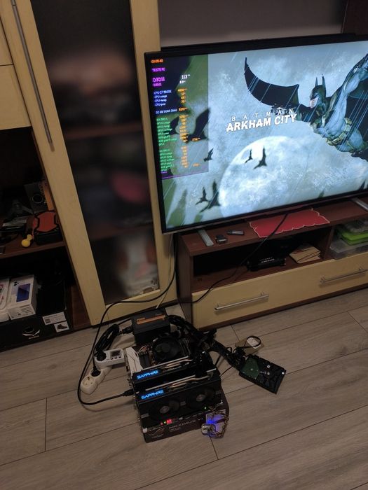 Kit gaming , i7 5820k , 32 gb ram , 2 buc rx 580