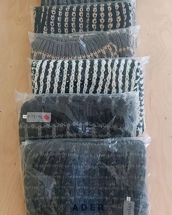 Шарф широкий, длинный