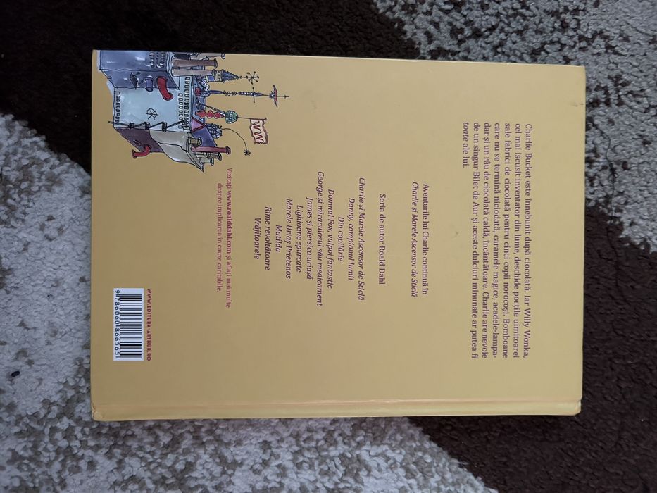 Set Charlie si Fabrica de ciocolata+Lamai ,carti si prieteni