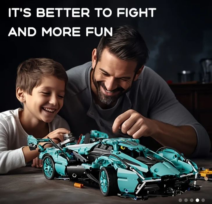 Конструктор лего Lamborghini V12, машина Ламборджини