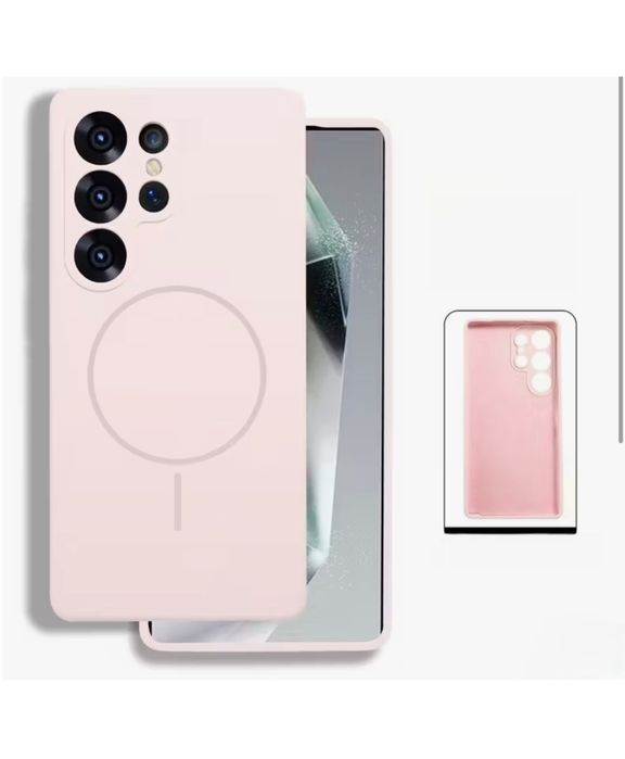 Samsung S24 S25 S25 PLUS ULTRA Husa Magnetica Alcantara Interior