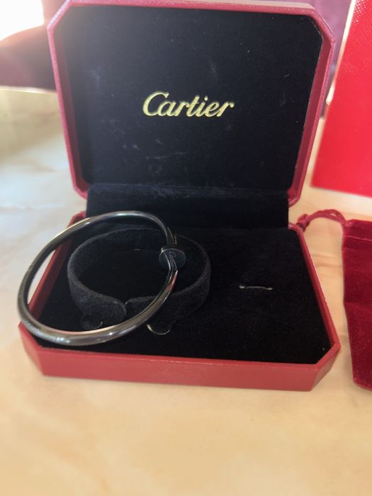 Bratara cartier nail black