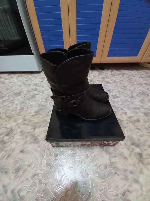 Обувь кожа зимняя