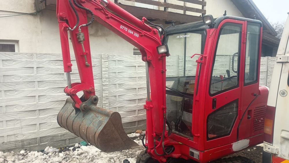 MINI EXCAVATOR YANMAR din anul 2008- 1.700kg – Cupa din imaigine + Cupa 60cm