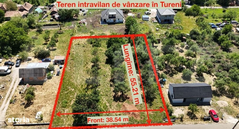 EXCLUSIVITATE - Teren intravilan, 2021 mp - Tureni