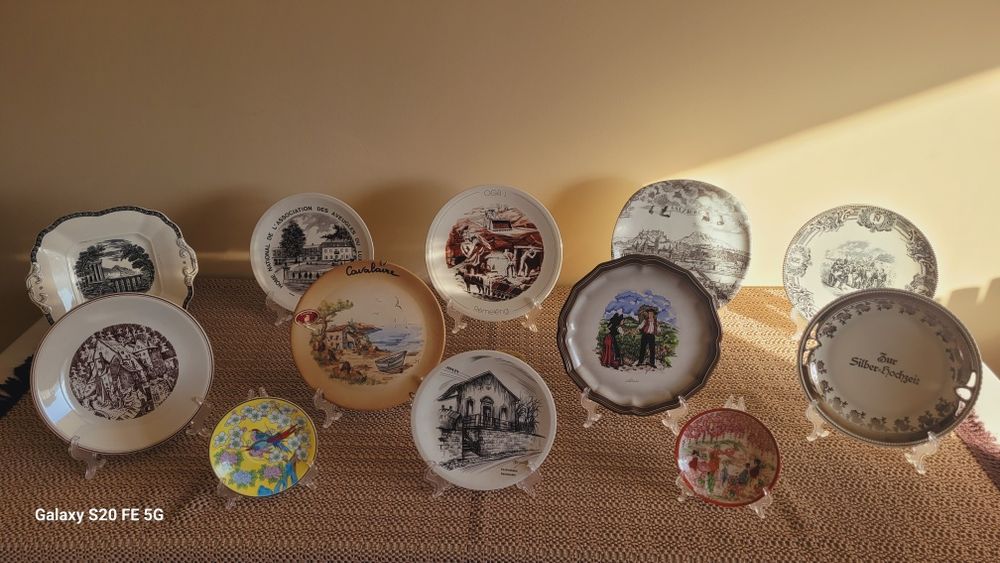 Винтидж висококачествени декоративни порцеланови чинии