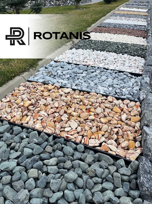 Piatra colorata sau alba pentru gradina