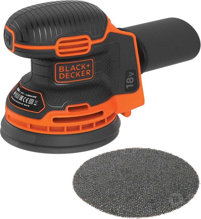 Șlefuitor orbital fără fir BLACK+DECKER BDCROS18N-XJ 18V