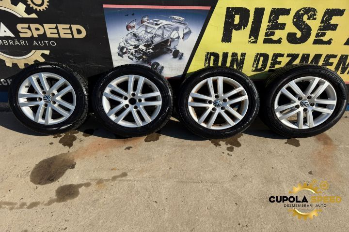 Jante cu anvelope 205/55/R16 6.5Jx16H2 ET50 5x112 5K0601025E Volkswag