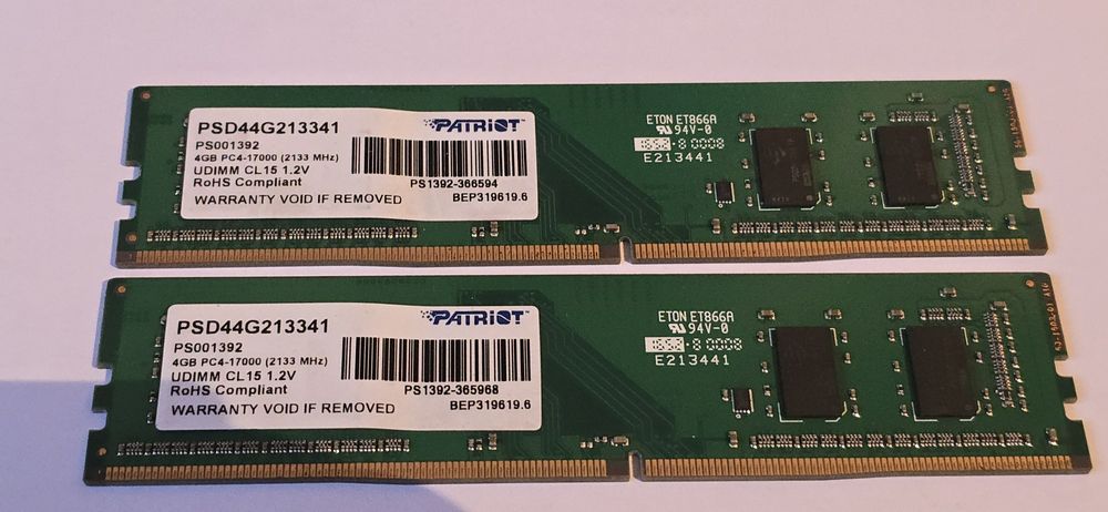 Memorie Ram Kit 8Gb Ddr4 Patriot 2133