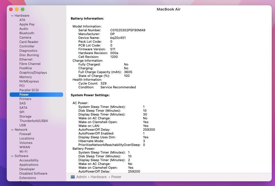 Vand Laptop MacBook Air 2015 4 GB RAM