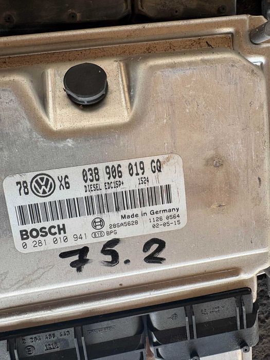 Компютър еку ecu електронен блок двигател пасат 1.9тди 131кс avf