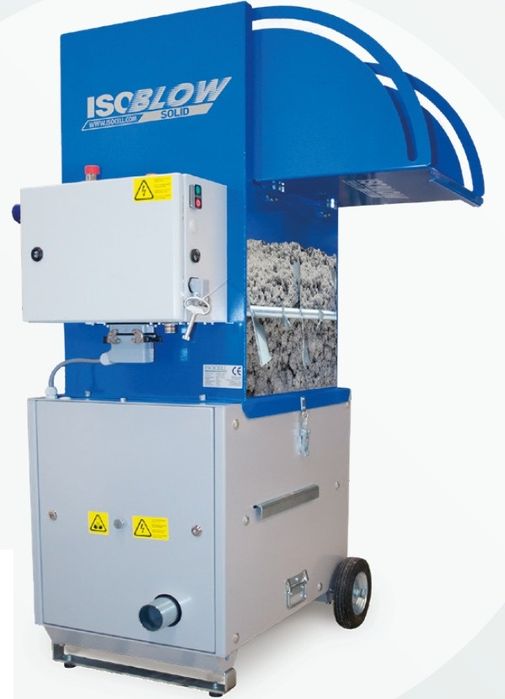 Utilaj izolatii celuloza si lână de lemn