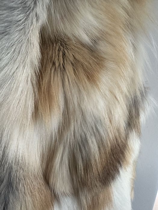 Vesta blana naturala vulpe