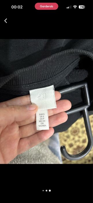 Толстовка H&M черный новый