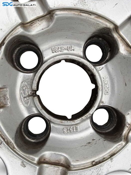 Set 4 Jante Janta Roata Roti Aluminiu 195 60 15 R15 Ford Fiesta 5 2002 - 2008 (6Jx15H2 ET 52,5 98AB-DA) [JNT0010]