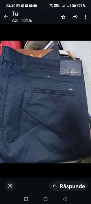 Vind pantaloni Loro Piano original  mărimea 40  calitate premium