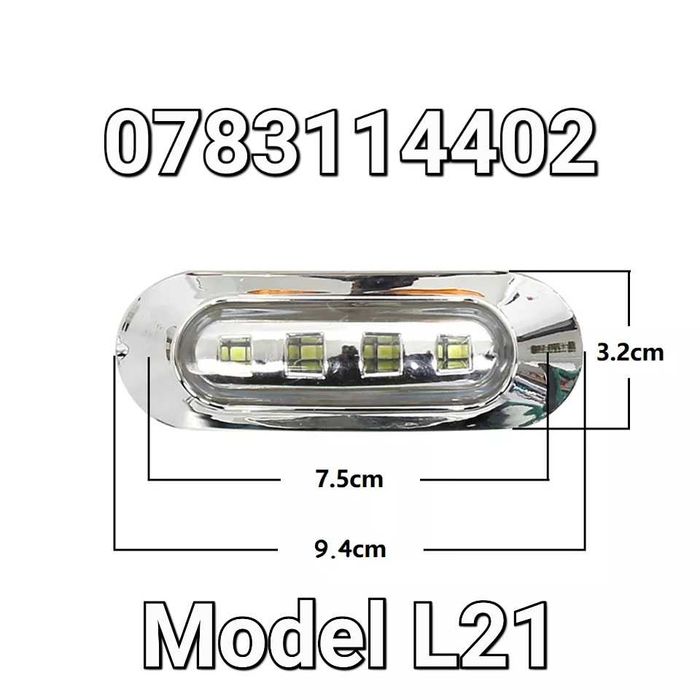 Lampa-Lampi Gabarit LED-Platforma-Remorca-Trailer-Utilaje-Rulota - L21