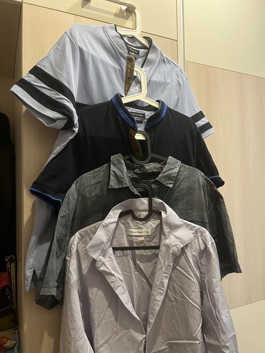 Мъжки ризи calvin klien и тениски massimo dutti