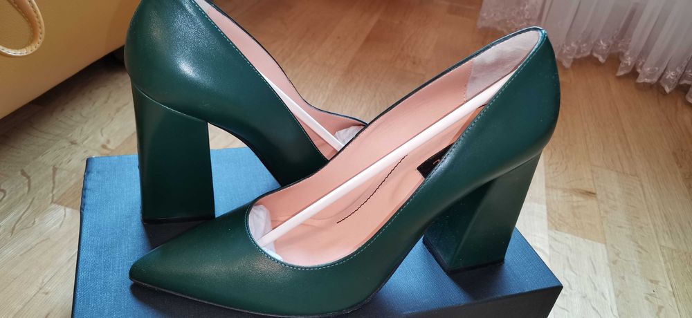 Pantofi Musette verzi, mărimea 39