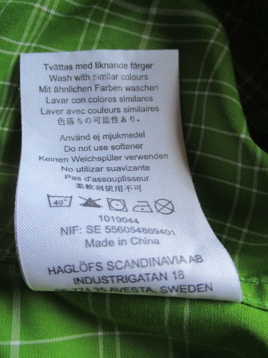Cămașă Haglöfs Climatic Green Shirt, mânecă scurtă, unisex, mărimea M