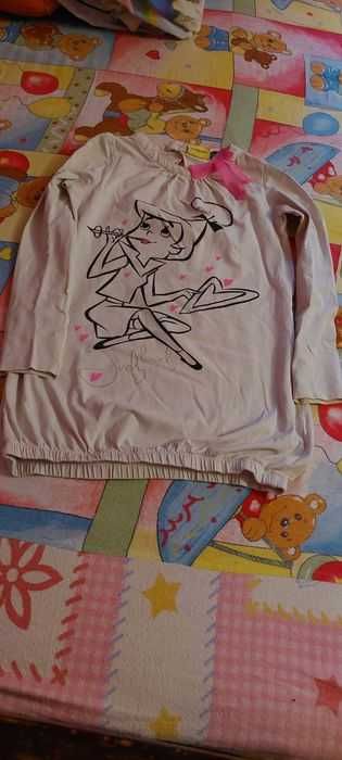 2 bluze 134/140 bumbac