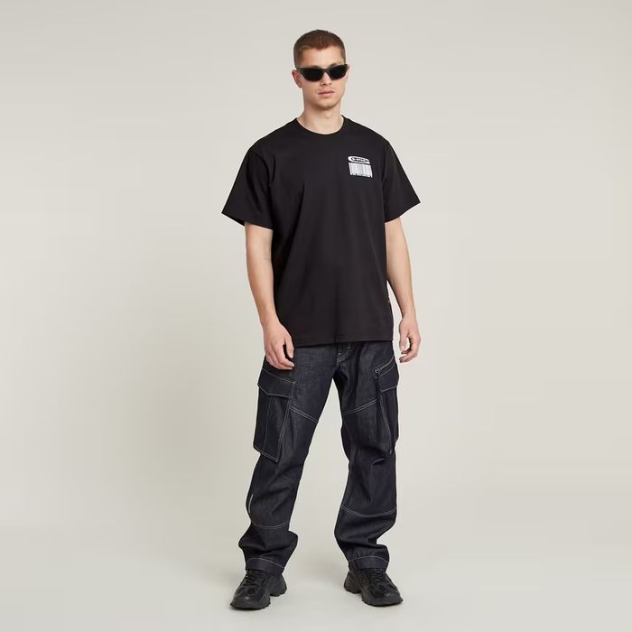Уголемена тениска G-Star Raw Barcode S , M , L , XL , XXL нова мъжка