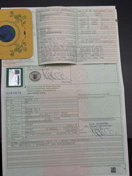 Mazda MX 1.8 140 CP  5 Softtop "Nou"