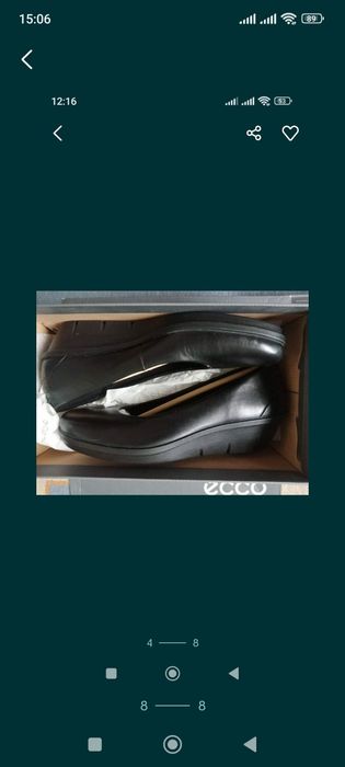 Туфли Ecco 40 р.