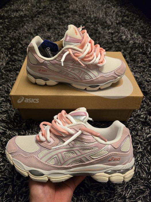 Asics Gel-NYC Cream Rose Double Laces