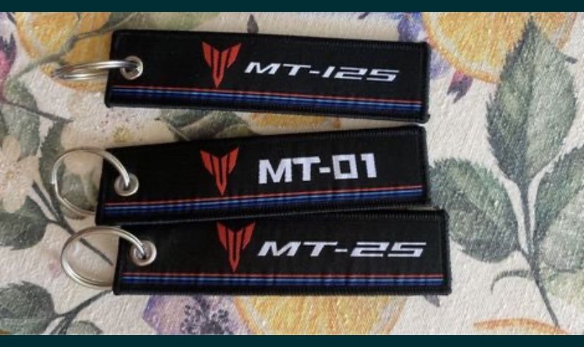 Breloc moto / auto textil