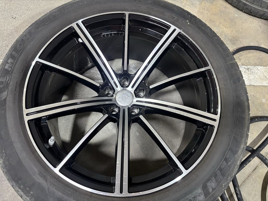4бр 21 Ауди SQ8 SQ7 A8 Q8 5x112 с летни 285/45 Michelin dot1520