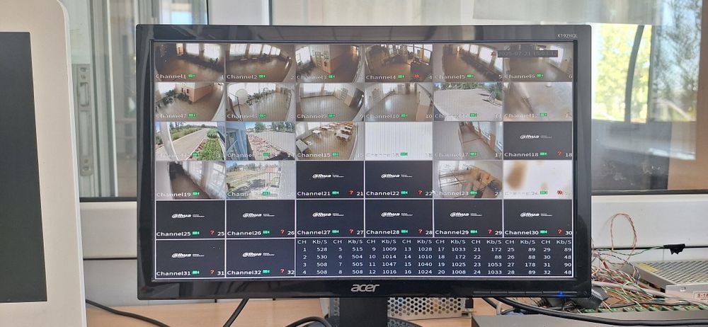 Установка видеонаблюдения