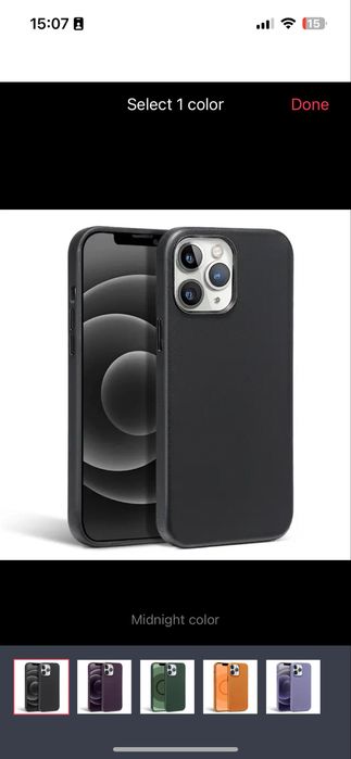 Кожен калъф за iPhone 11/12/13/14/15 PRO, PLUS и PRO MAX