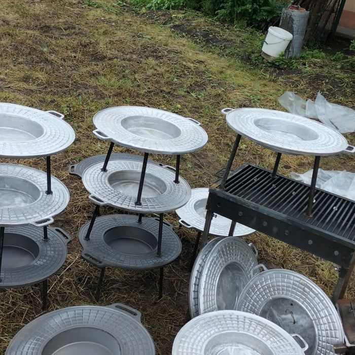 Disc gratar fonta și aluminiu