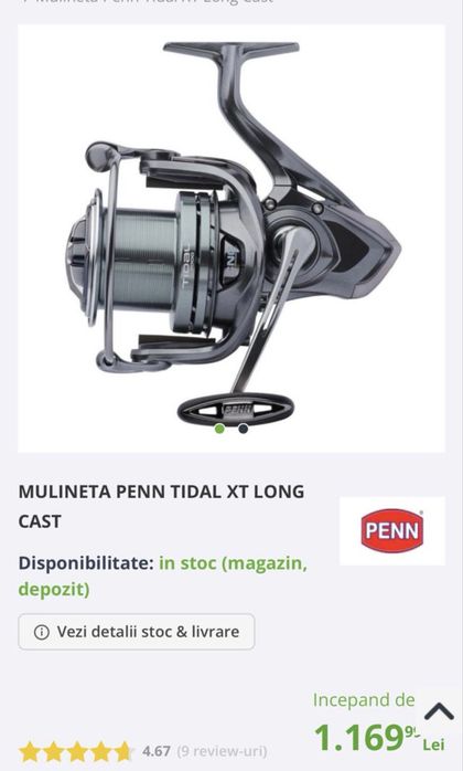 Vand Mulineta Penn Tidal XT Long Cast