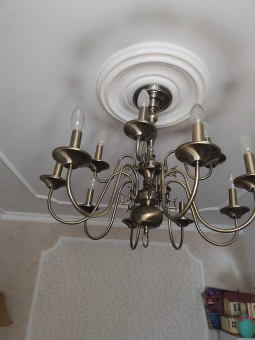 Люстра 12 рожковая № р1249