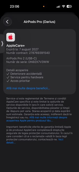 se vinde AirPods Pro 2
