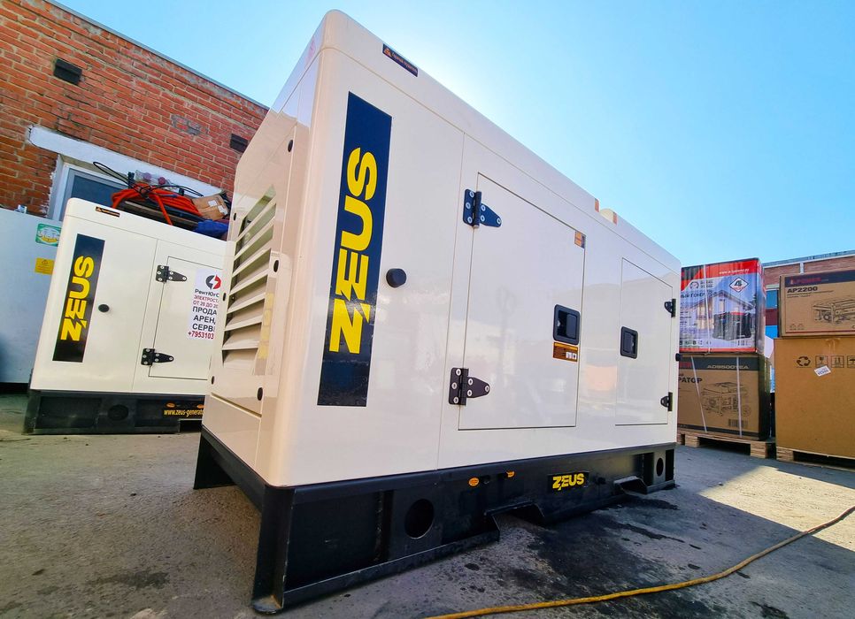 Дизельный генератор для бизнеса ZEUS 50кВт. Сервис. Гарантия. Ремонт